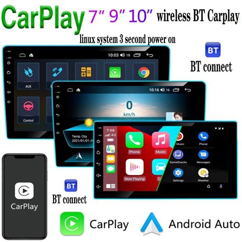 ATOTO F7 WE 7inch Wireless CarPlay & Wireless Android Auto Double-DIN Car Stereo Receiver- Mirror Link, Bluetooth, HD Live Rearview, Quick Charge, IPS Display F7 WE Model number F7G2B7WE with sensor buttons Operating System Linux Size Double DIN with a 7-inch Display WIRELESS & wired CarPlay and WIRELESS & wired Android Auto. . Carplay linux
